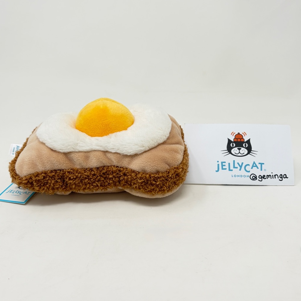 Jellycat Amuseables Egglantine Egg On Toast, NWT - Picture 4 of 8